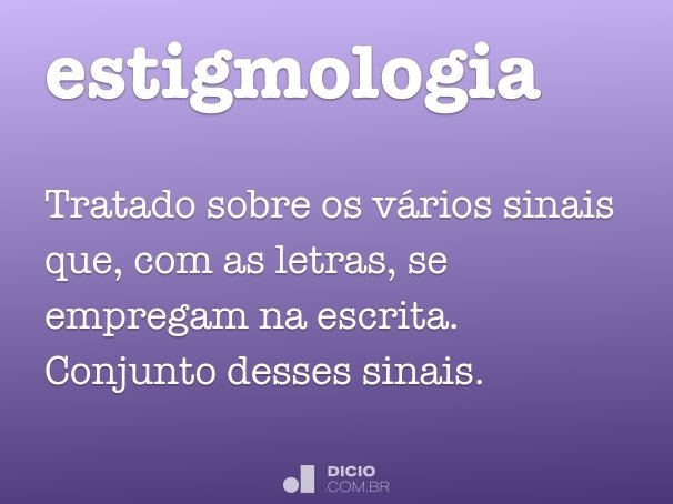 estigmologia