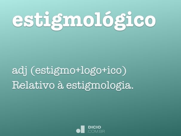 estigmológico