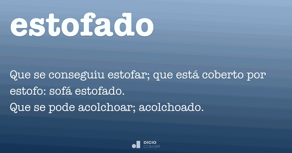 Estofado Significado