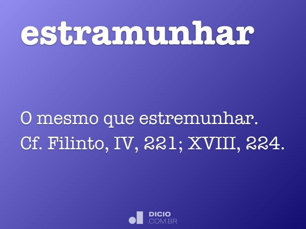 estramunhar