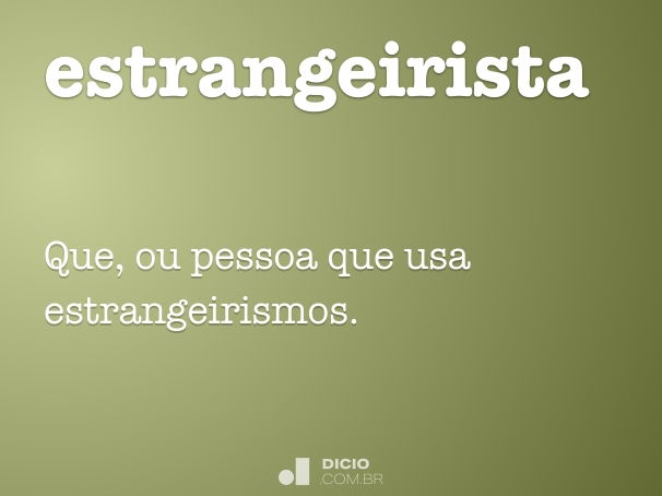 estrangeirista