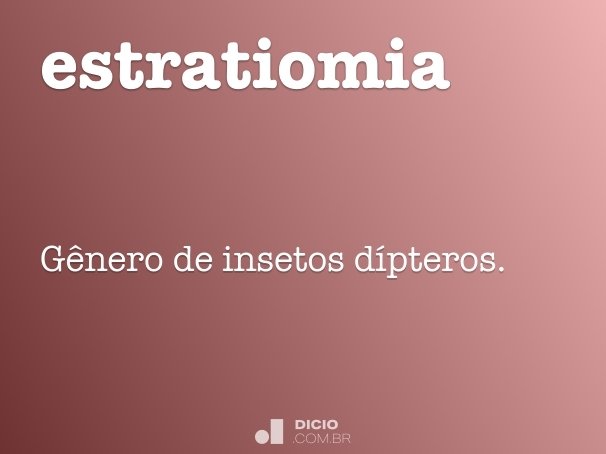 estratiomia