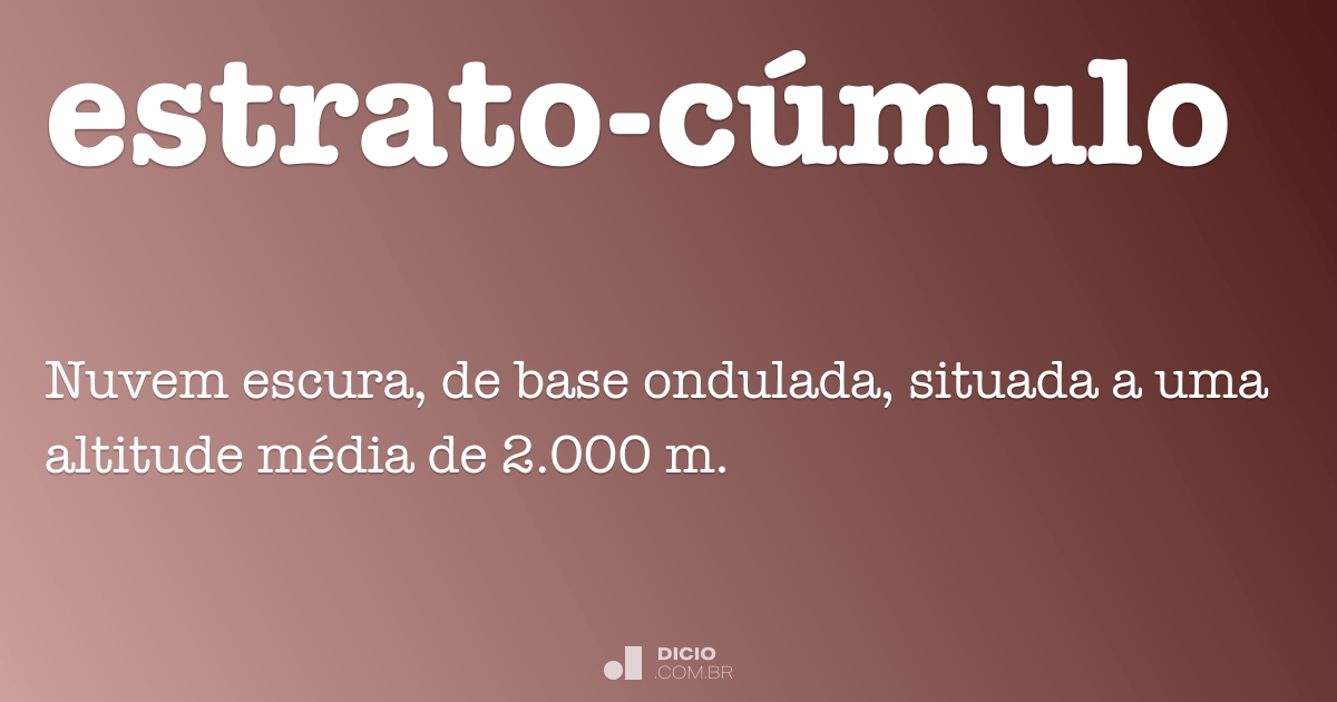 Estrato - Dicio, Dicionário Online de Português