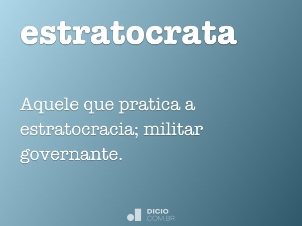 estratocrata