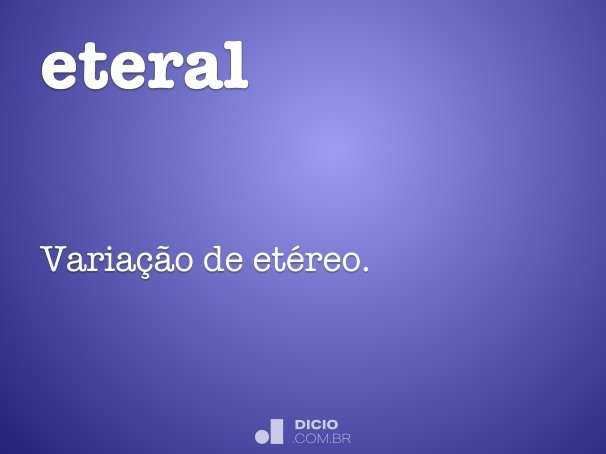 eteral