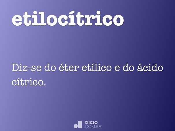 etilocítrico
