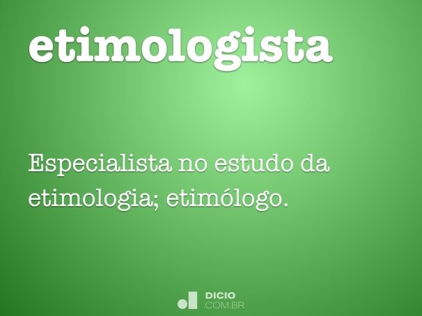 etimologista