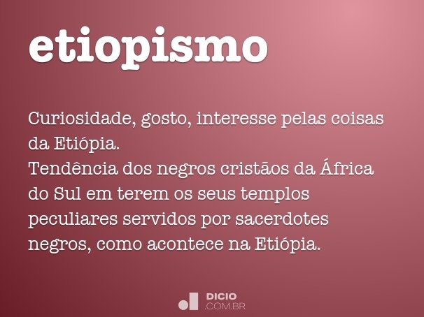 etiopismo