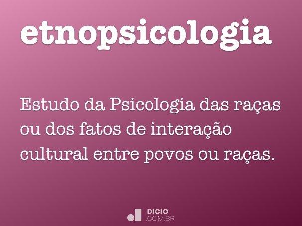 etnopsicologia