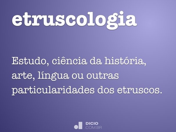 etruscologia