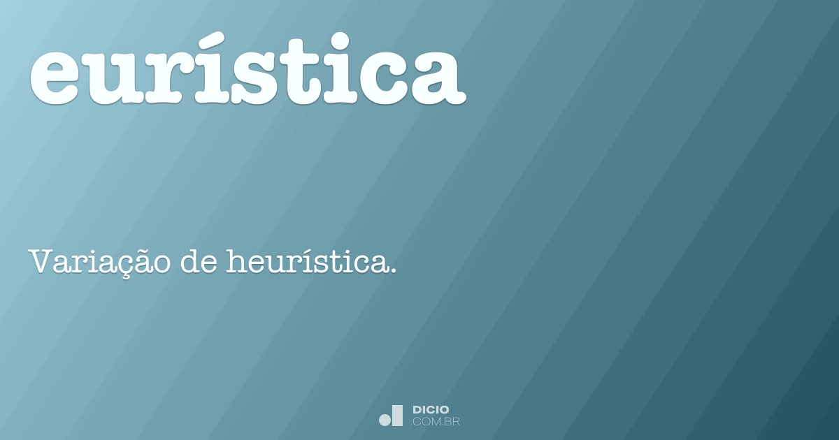 Eurística Dicio, Dicionário Online de Português