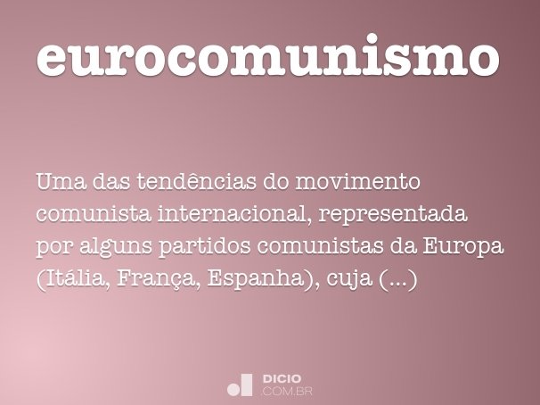 eurocomunismo