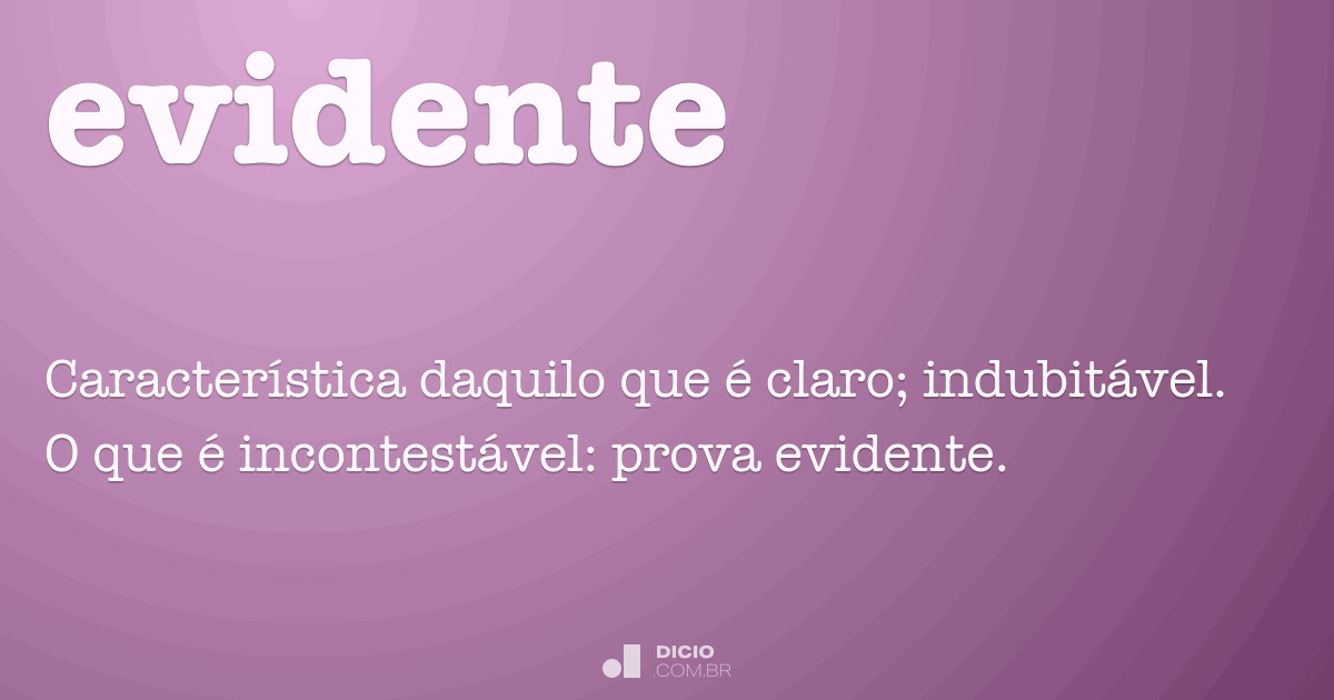 Evidente Dicio, Dicionário Online de Português