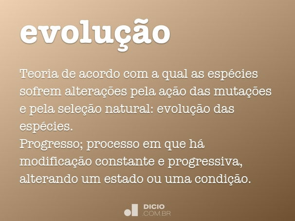 evolução