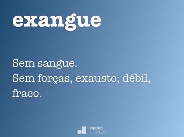 exangue