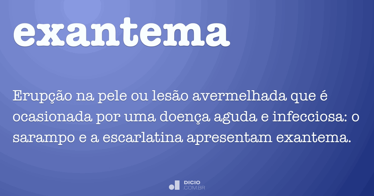 Que Es Exantema Definicion Que Es Exantema Definicion