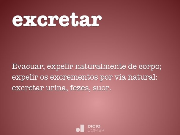 excretar