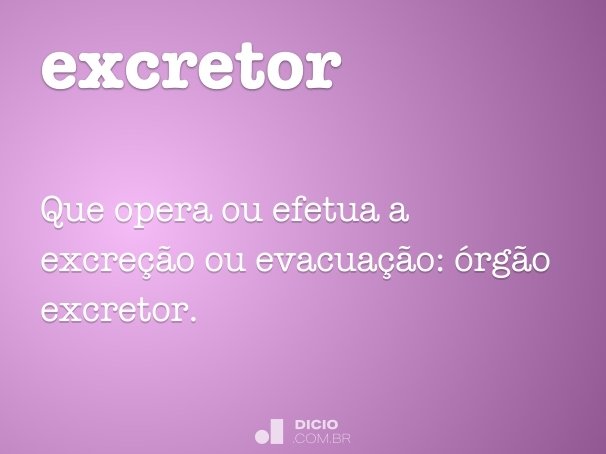 excretor