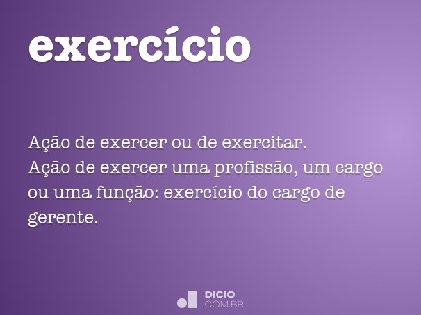 exercício