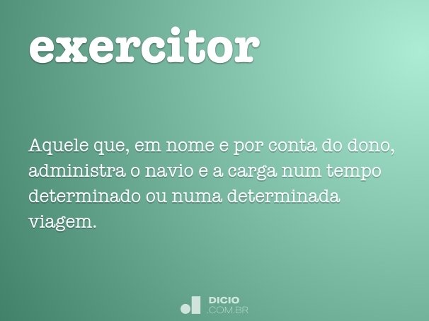 exercitor