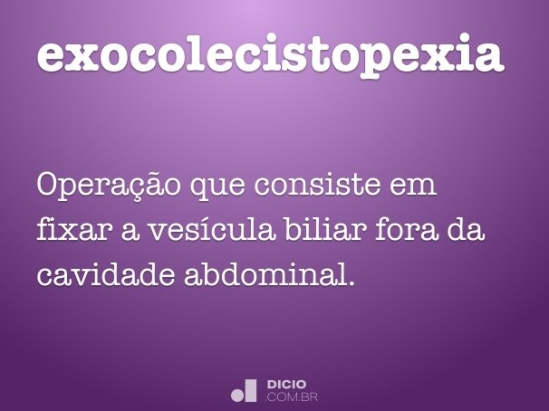 exocolecistopexia