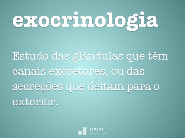exocrinologia