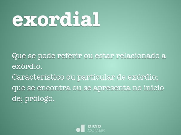 exordial