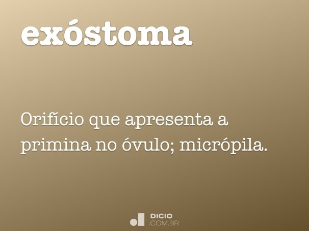 exóstoma