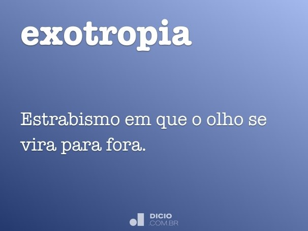 exotropia