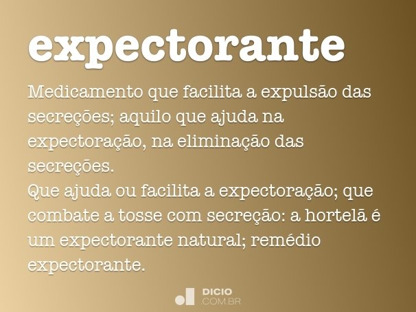 expectorante