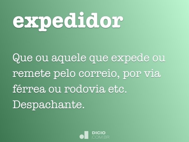 expedidor