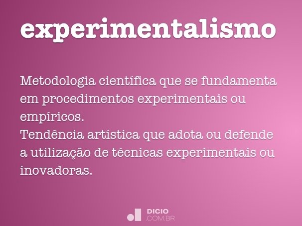 experimentalismo