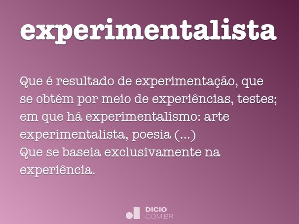 experimentalista