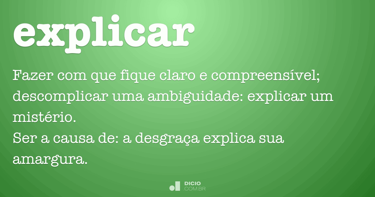 O @PEQUENO GENIO ou pra te explicar o significado de algumas