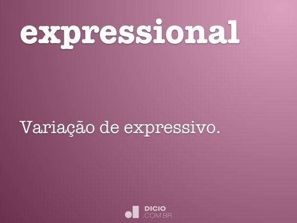 expressional
