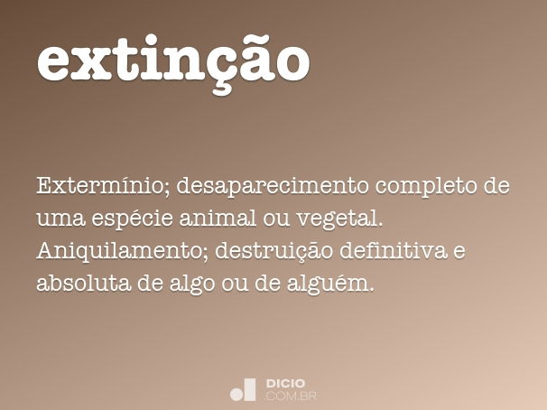 extinção