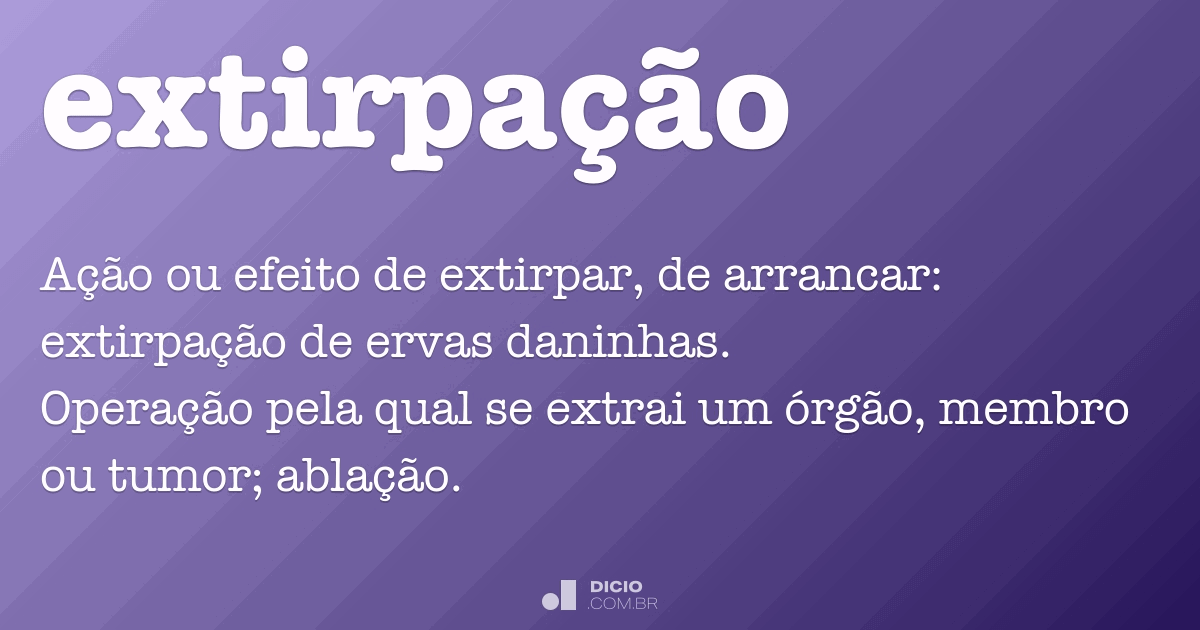 O membro depois de operação em carne extrema