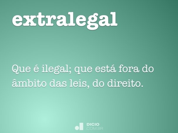 extralegal