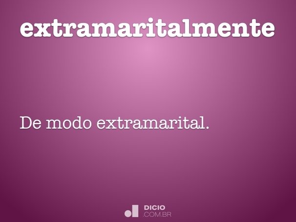 extramaritalmente