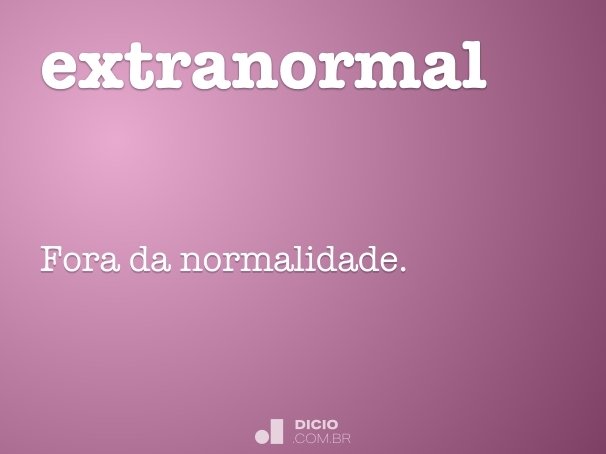 extranormal