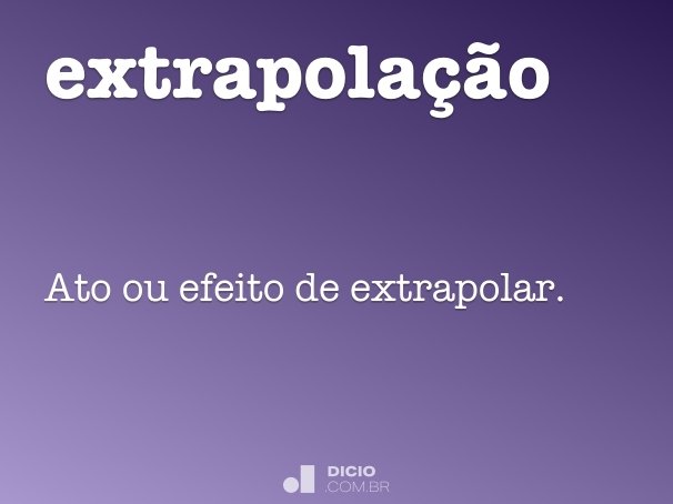 Extrapor - Dicio, Dicionário Online de Português