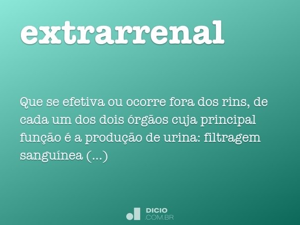 extrarrenal