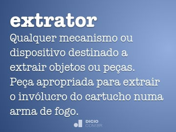 Extrato - Dicio, Dicionário Online de Português