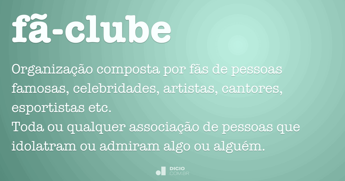 Fã-clube – Wikipédia, a enciclopédia livre