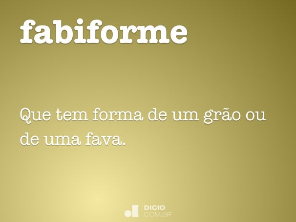 fabiforme