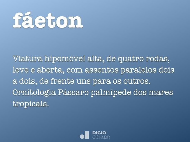 fáeton