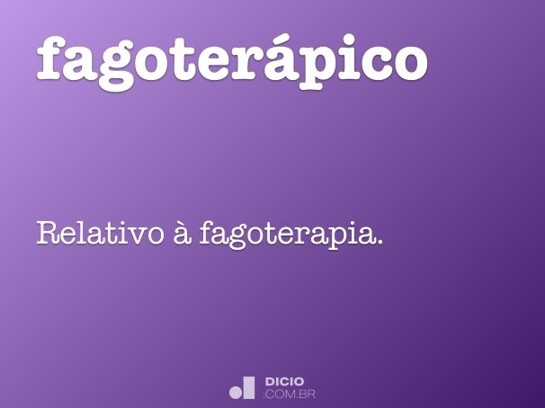 fagoterápico
