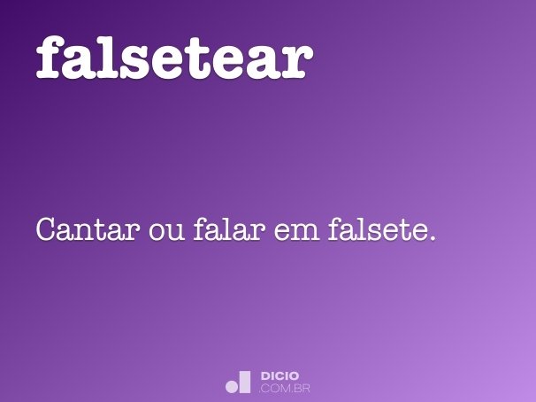 falsetear