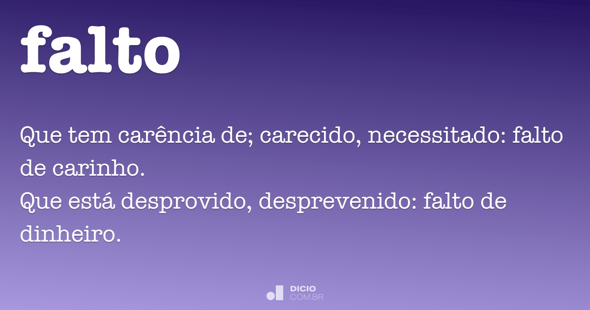 Minguado - Dicio, Dicionário Online de Português