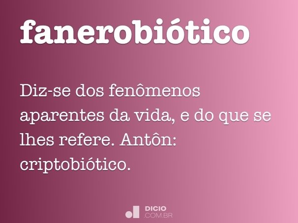 fanerobiótico